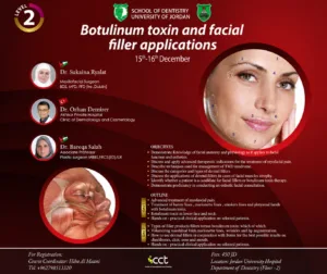 Dr. Orhan Demirer botulinum toksin ve yüz dolgusu eğitim programı afişi